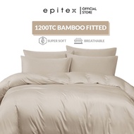 Epitex (w/o Quilt Cover) 1200TC Bamboo Bedsheet | Bamboo Fitted Sheet Set