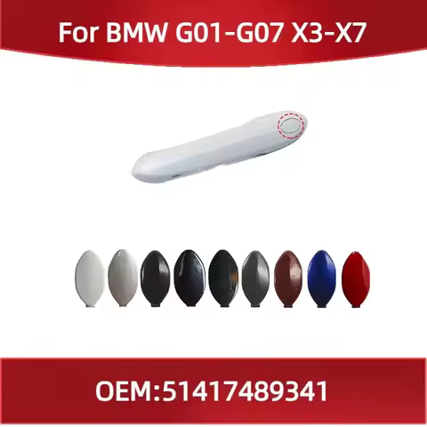 51417489341 For BMW G01-G07 X3-X7 Car Exterior Door Handle Lock Key Hole Cap Cover Black Pianted