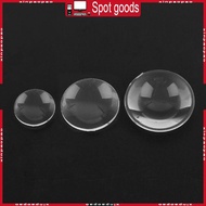 XI 10 Pieces Transparent Biconvex Lens Magnifying Glass Lens 25mm 34mm 42mm