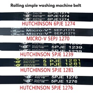 Drum Washing Machine 5PJE1281/1239/1270/1276 Belt 6PJE1274
