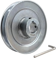 Saelno AB500-1 Single Groove Web Sheaves,v Belt Pulley 1 inch bore 5" OD,Motor Pulley Carbon Steel f