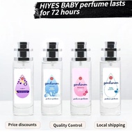 Perfume Hiyes Baby Women's Warfume, 72 jam Bertahan, Wangian Semulajadi, Lavender Talcum Powder Perf