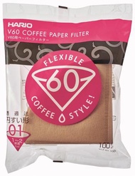 HARIO V60 濾紙 01M（適用1～2杯）100枚裝 無漂白