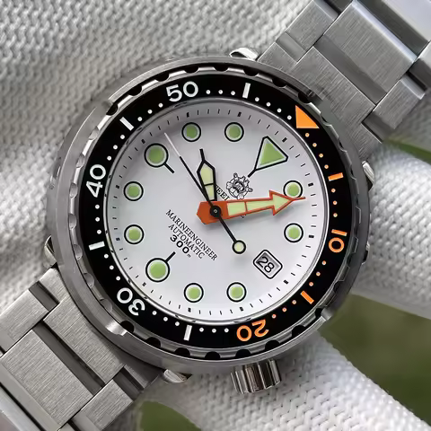 STEELDIVE New In SD1975C Mens Automatic Men Dive Watch 300m Waterproof Mechanical Wristwatch Luminou