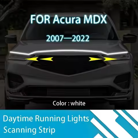 DRL Start Scan Strips Light FOR Acura MDX 2007-2021 Car Hood Light Decorative Ambient Lamp 12V 59 In