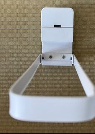 白色吸盤折疊毛巾架/洗手間毛巾架免打孔掛牆置物架 / 洗手間收納吸盤式折疊/Bathroom towel rack punch-free wall-mounted storage rack / bat