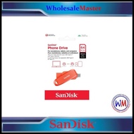 SanDisk 64GB Phone Drive USB 3.2 Gen 1 Flash Drive SDDDC6-064G