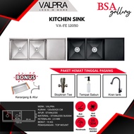 KITCHEN SINK STAINLESS VALPRA VHE 12050 + RAK /BAK CUCI PIRING