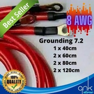 7 Point Grounding Cable 8Awg Version 7.2 Negative Cable Ground Cable