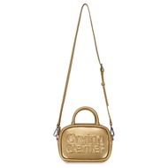 Golden Mini Brick Bag Handbag กระเป๋าสะพายข้าง Crying Center Candy Color Trend Pu หนัง ประดิษฐ์ หนัง