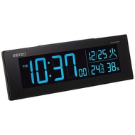 Seiko Clock Seiko Clock Table Clock Alarm Clock Radio-controlled Digital AC Power Supply Color LCD S