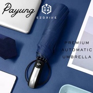 EZDRIVE Premium Automatic Small Folding Umbrella Car Protect UV Umbrella UPF50 Payung Lipat