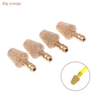 [Big orange] 1/4Pcs Brass Anti-Foam Hammer Oil Filter Fuel Tank Pipe Insert  Accessories For RC Gas 