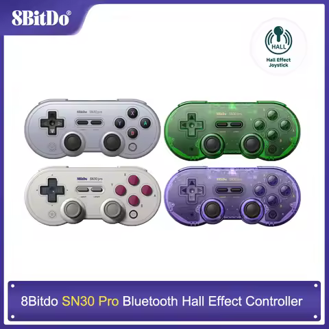 8BitDo SN30 Pro Wireless Bluetooth Controller With Hall Joystick for Nintendo Switch 2 Android MacOS
