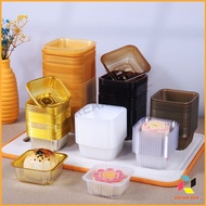[100pcs Price] Food-grade Plastic Mooncake Tray / Thicken 2025 Mid-autumn Festival Disposable Plasti