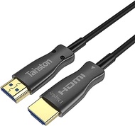 Fiber HDMI Cable 30 ft(feet) Tainston Fiber Optic HDMI Cable Support High Speed 18Gbps 4K at 60Hz，HDR,Dolby Vision,HDCP2.2,ARC,3D Subsampling 4:4:4/4:2:2/4:2:0