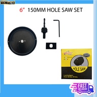 6" (150mm) & 4" (100mm) Wood Circular Hole Saw For Partition & PVC & Wood
