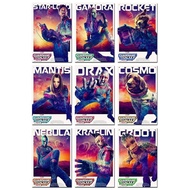 (Complete 9 Designs) Guardians of the Galaxy 3 Postcard Guardian of the Vol.3 of the SF Cinema