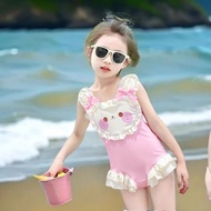 Girl swimsuit summer one-piece swimsuit girl sweet cartoon swimsuit