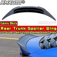 BRZ GR86 Rear Trunk Spoiler Matte Black Blade Style Rear Wing Spoiler For Subaru BRZ Toyota GR86 202