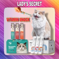 Vitamin Healthy Creamy Cat Treats Cat Snack Cat Wet Food Cat Stick Cat Lick Makanan Kucing Basah Snek Kucing猫条宠物零食