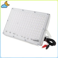 Alligator Clip Included 12V-85V Outdoor LED Flood Light 200W Equivalent IP65 Waterproof Emergency Li