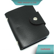24-Slot Leather Card Wallet - C1707H1 Vellorystore