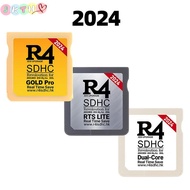 JKTH 2024 NDS R4I SDHC TF Card Gold Pro Video Game Card - Gold White Silver Memory Card