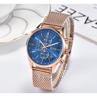 HUGO BOSS Wrist Watch Quartz Movement Metal Strap Blue Dial Men's Watch