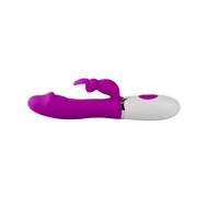 Rabbit Vibrator Vaginal Clitoral Nipples Double Massager Dildo Sex Toys Adult Female Masturbation Device Sex Toys Purple