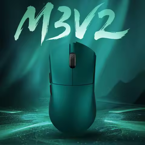 Darmoshark M3v2 Wireless Mouse Lightweight PAW3395 Gaming Tri-Mode Gaming Mouse 8000hz For Large Han