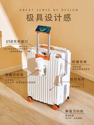 New Multifunctional Aluminum Frame Luggage Female 67cm Boarding 80cm Student Trolley Password Box 28