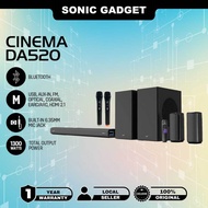 Vinnfier VF Hyperbar Cinema DA520 1300W Dolby Atmos 5.2.4 Soundbar with Bluetooth Karaoke System Spe