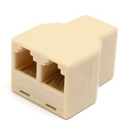 Barrel RJ 45 Double Branch 2 Barrel RJ45 Double LAN internet Connector/