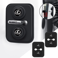 Silicone Car Door Shock Absorber Car Logo Door Lock Sticker for Lexus RX300 RX450 IS200 IS250 IS300 