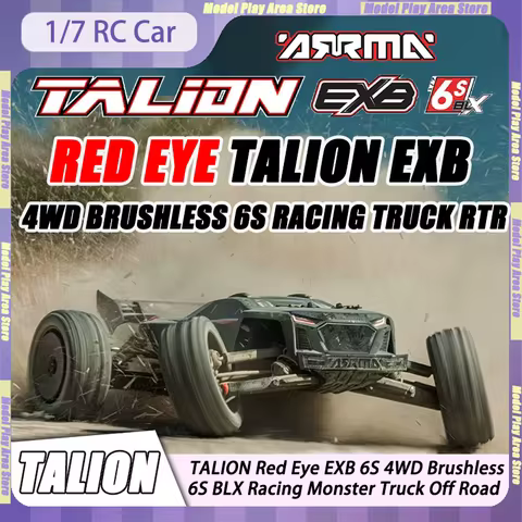 In Stock ARRMA 1/7 Red Eye TALION EXB 6S BLX 4WD Brushless Racing Truck Off Road Monster Truck RTR F