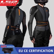 LS2 X ARMOR LADY JACKET BLACK ORANGE