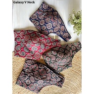 Readymade Saree Blouse Ajrakh Print Sabyasachi Style V-Neck