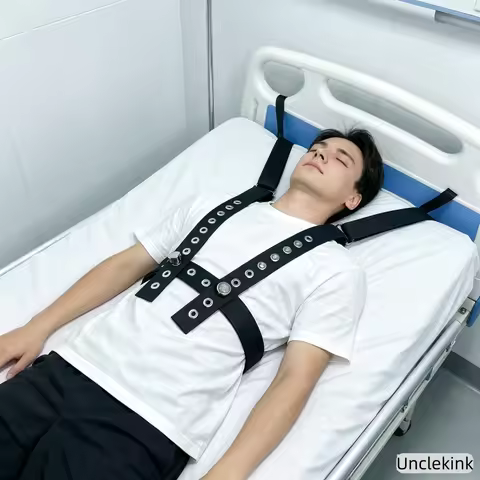 Medical Shoulder Restraint Harness Bed Safety Restraint Strap Anti-Self-Injury Torso Constraint Belt