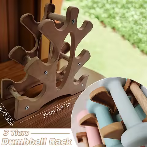 6 Slots Dumbbell Rack Home Sport Fitness Equipment Storage Holder Weight Support Dumbbell Floor Brac