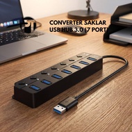 USB HUB 7 PORT HIGH SPEED3.0 SWITCH PROFFTECHOriginal for Computer and Card Needs