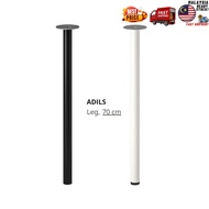 MINIKEA [70cm] Steel Table Leg . Adjustable Feet Table Leg . Kaki Meja Besi