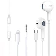 Wired Earbuds/Headphones/Earphones with Mic, Volume Control Compatible with Mobile phones/computers/Huawei/Android/MP3/MP4