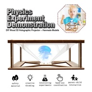DIY Wooden 3D Holographic Projector Kit