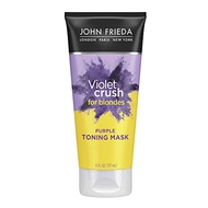 John Frieda Purple Shampoo, Violet Crush Purple Toner Mask for Blonde Hair, Deep Conditioning Treatm