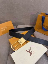 LV Louis Vuitton男士雙面皮帶腰帶