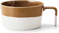 TAMAKI Craftline Soup Cup, Brown, 5.5 x 5.7 x 14 cm, Made in Japan, Ceramic, Dishwasher Safe, T-9591