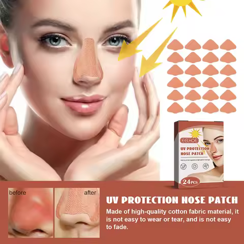 Outdoor UV Cut Eye Patch Nose Sunscreen Nose Patch Sunscreen Mask Soothing Sunscreen Face Protector 