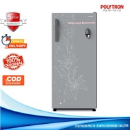 READY! KULKAS 1 PINTU POLYTRON PRD 18JS WITH DISPENSER ICE TWIST KUNCI