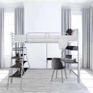 [FREE GIFT 1 X RM99 T-SHIRT]  3V Aloha Loft Metal Bunk Bed / 2 IN 1 BED / Loft Bed / Single Metal Be